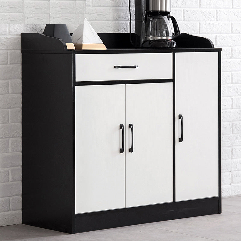 Modern Style Server Imitation Wood Sideboard with Door and Drawer for Dining Room