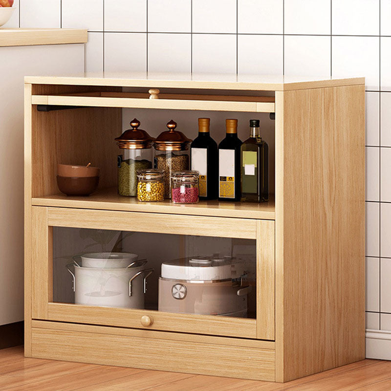 Modern Server Engineered Wood Sideboard with Door for Living Room