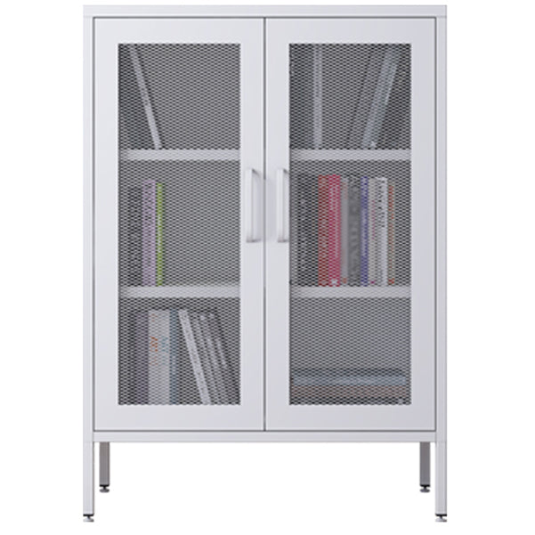 Steel Sideboard Modern Server Cabinet with Storage for Dining Room Kitchen