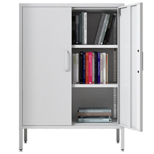 Steel Sideboard Modern Server Cabinet with Storage for Dining Room Kitchen