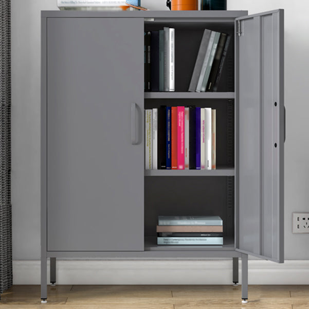 Steel Sideboard Modern Server Cabinet with Storage for Dining Room Kitchen