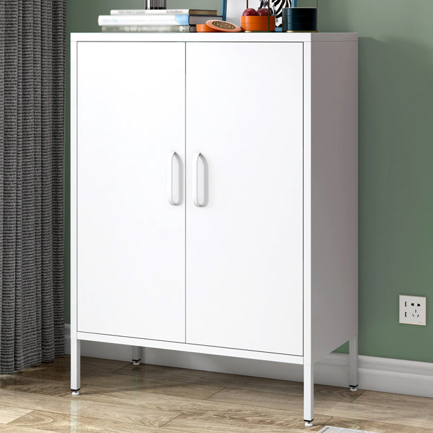 Steel Sideboard Modern Server Cabinet with Storage for Dining Room Kitchen