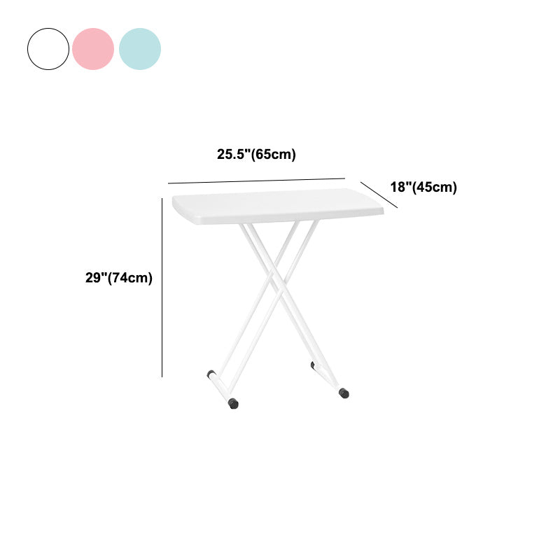 Plastic Rectangular Writing Desk Contemporary Bedroom Folding Desk