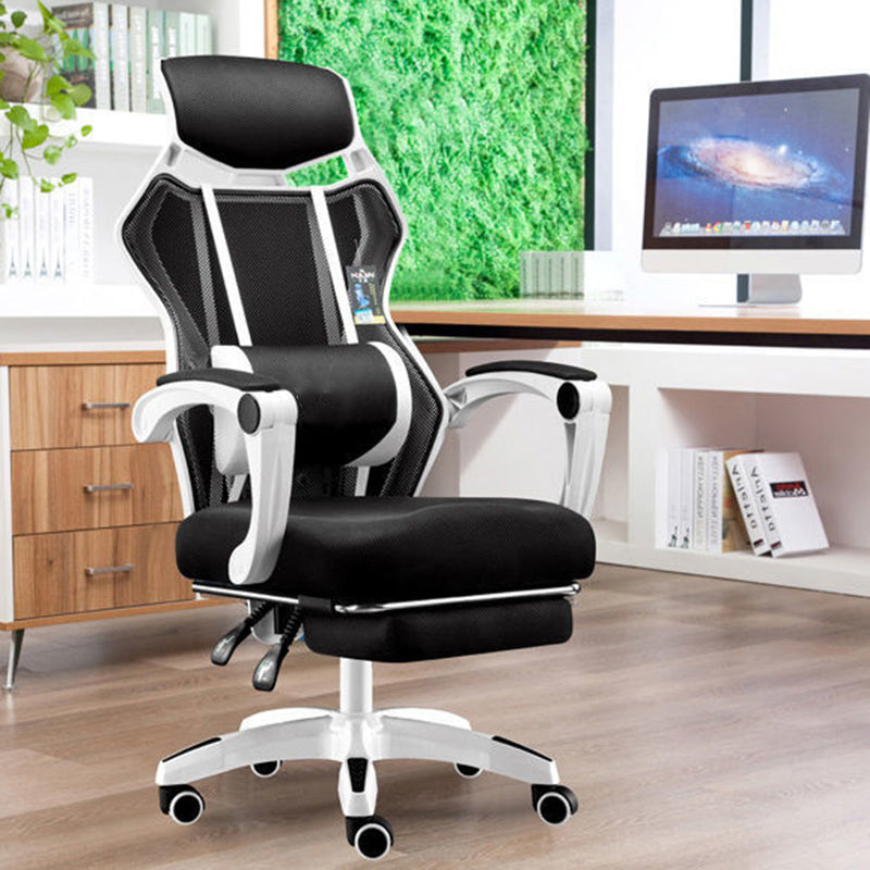 Gaming Chair with Tilt Mechanism Modern High Back Home Office Chair