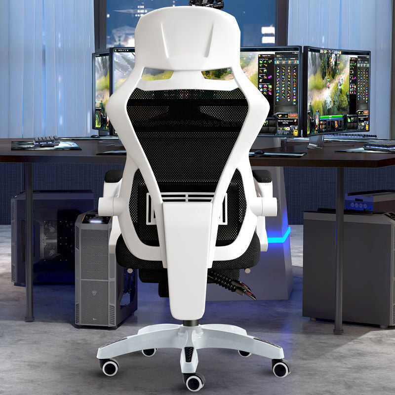 Gaming Chair with Tilt Mechanism Modern High Back Home Office Chair