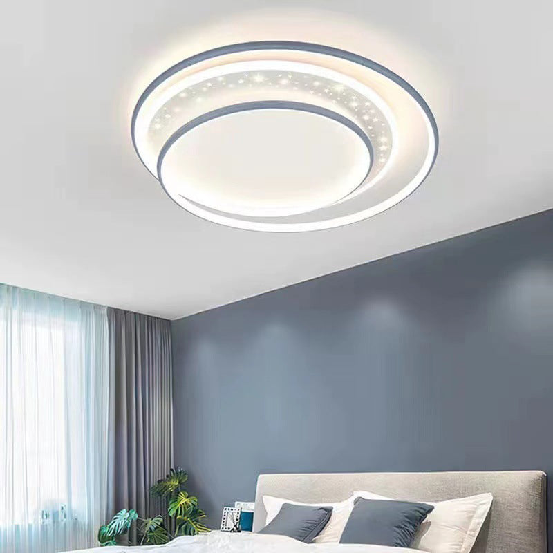 Modern Simple Metal Ceiling Light Circle Shape LED Ceiling Lamp for Living Room