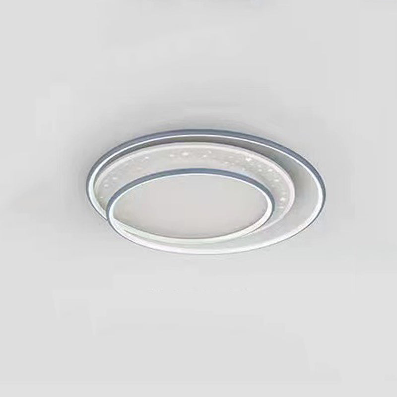 Modern Simple Metal Ceiling Light Circle Shape LED Ceiling Lamp for Living Room