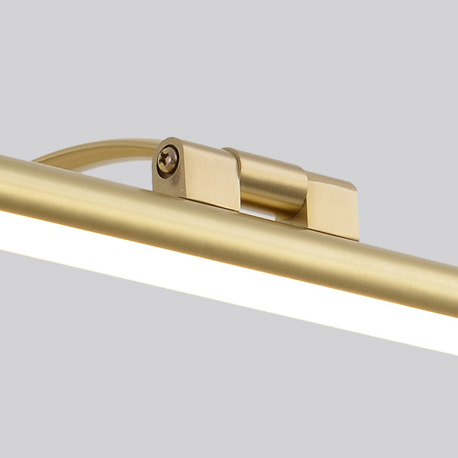 Metal Linear Vanity Sconce Modern Style 1-Light Sconce Lights in Gold