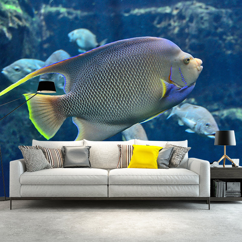 Popular Wall Mural Tropical Fish Print Sitting Room Wall Mural