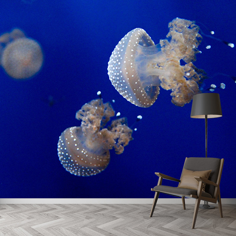 Popular Wall Mural Jellyfish Patterned Sitting Room Wall Mural