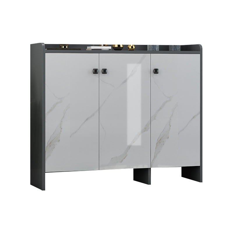 Glam Sideboard Artificial Wood Sideboard with Door for Living Room