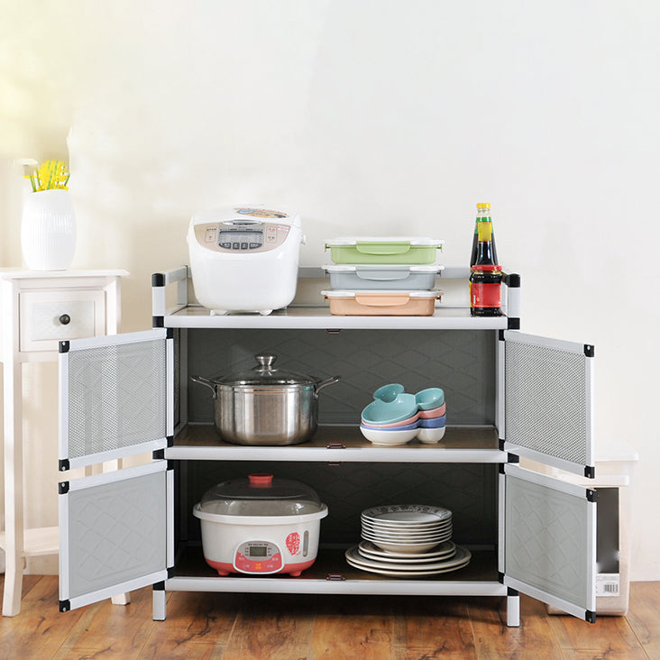 Glam Style Sideboard Metal Side Board with Door for Living Room