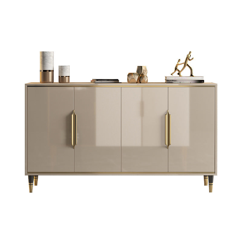 Glam Style Sideboard Door Engineer Wood Sideboard for Dinning Room