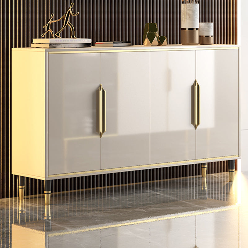 Glam Style Sideboard Door Engineer Wood Sideboard for Dinning Room