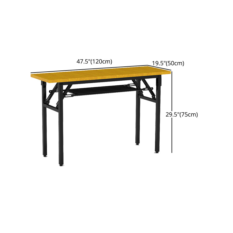 Contemporary Folding Writing Desk Manufactured Wood Top Desk