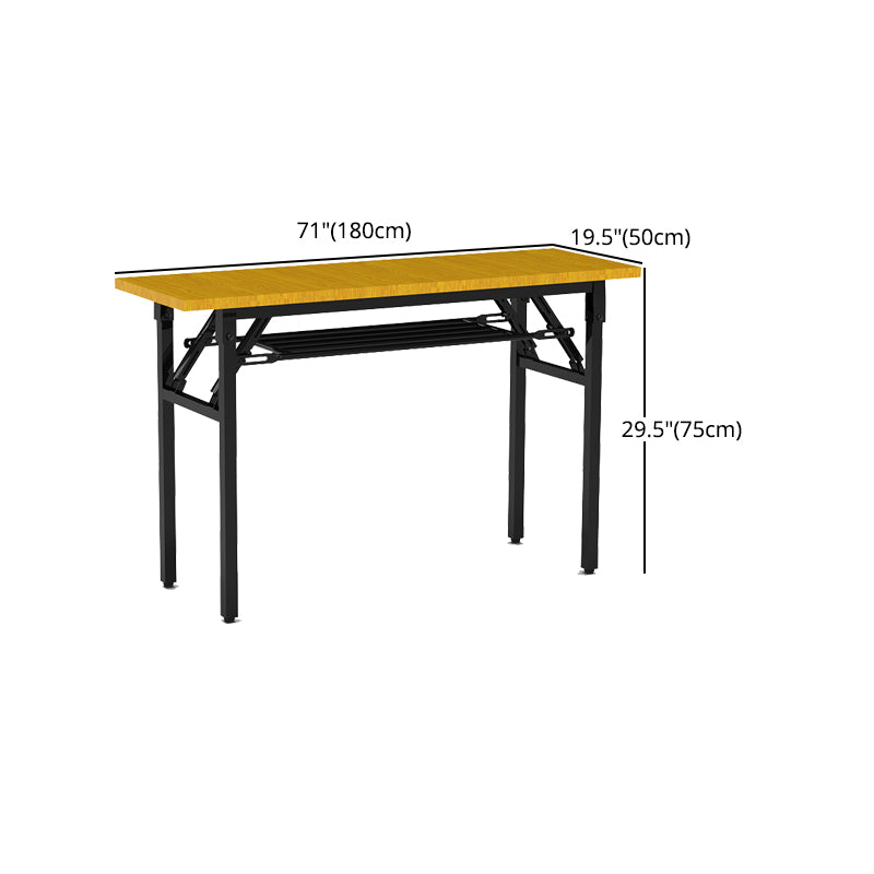 Contemporary Folding Writing Desk Manufactured Wood Top Desk