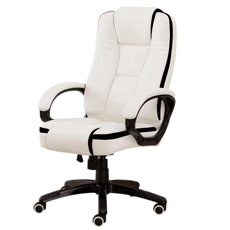 Modern Padded Arms Executive Chair High Back Chair with Caster Wheels