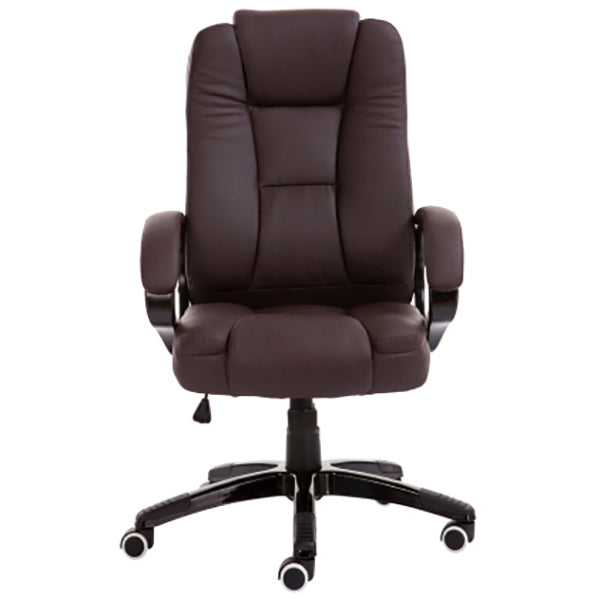 Modern Padded Arms Executive Chair High Back Chair with Caster Wheels