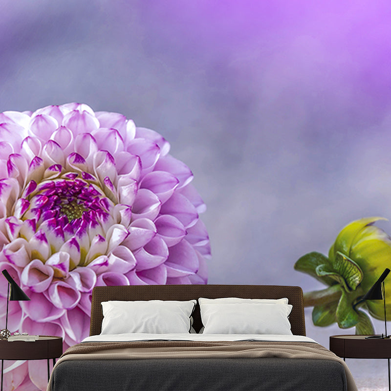 Flower Photography Washable Wall Mural Living Room Wallpaper