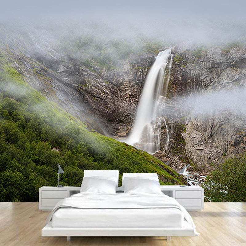 Environment Friendly Mountain Photography Wallpaper Home Decor Wall Mural