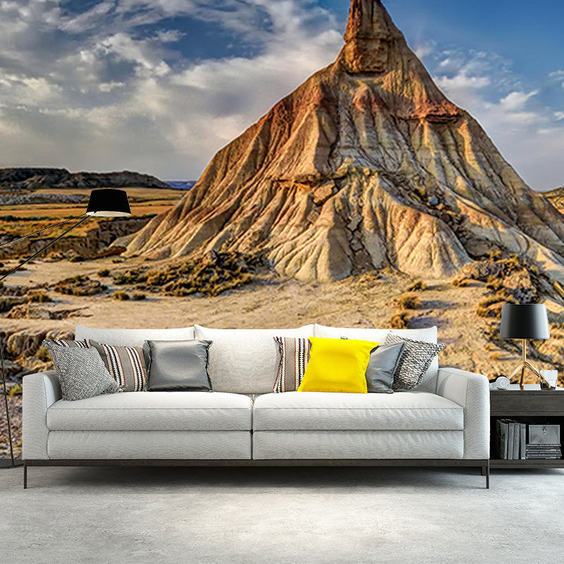 Wall Mural Photography Mountain Mildew Resistant Sitting Room Wallpaper