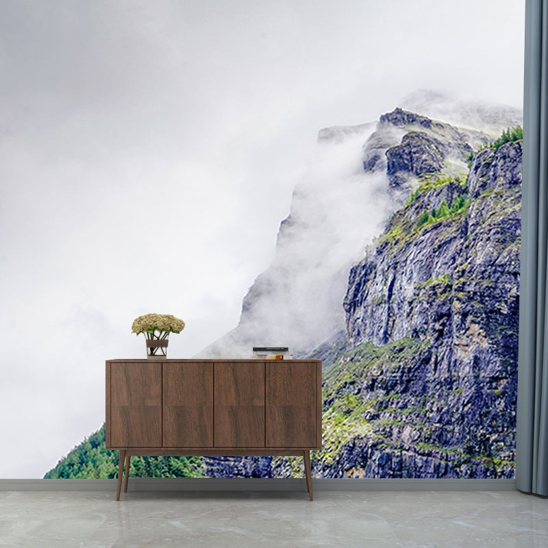 Environment Friendly Photography Mountain Wall Mural Sitting Room Wallpaper