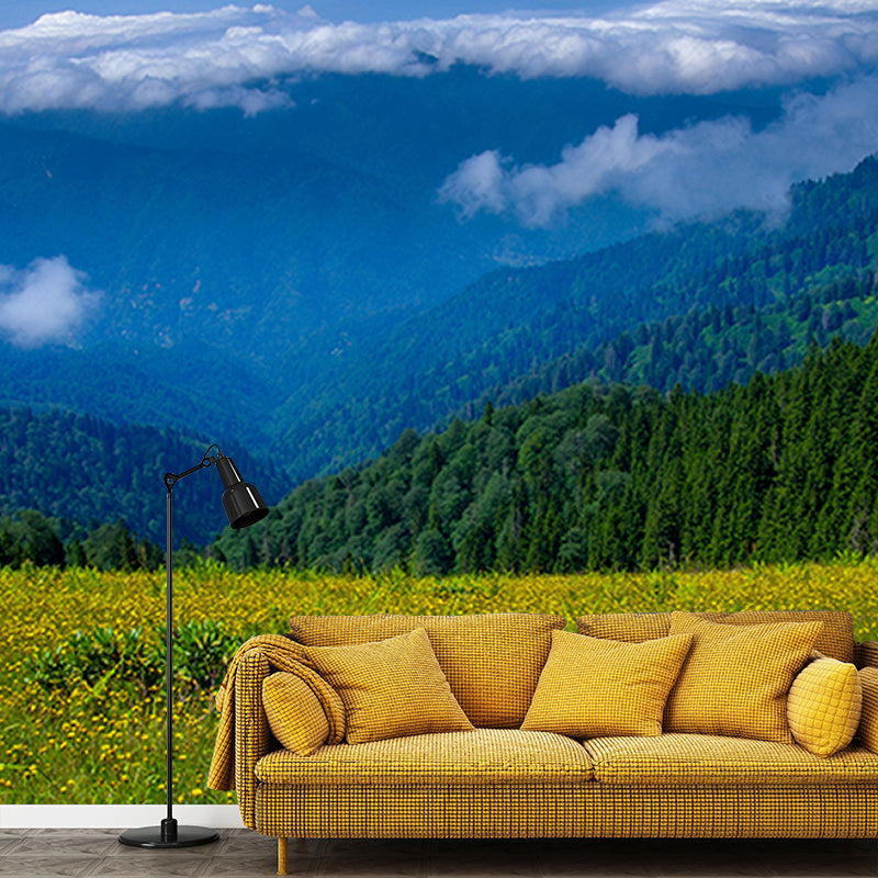 Environment Friendly Photography Mountain Wall Mural Sitting Room Wallpaper