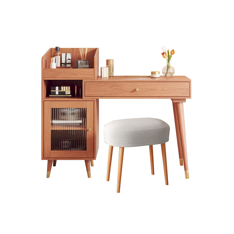 Nordic 1-Drawer Retractable Dressing Table, 46.5W X 15D X 37.4H