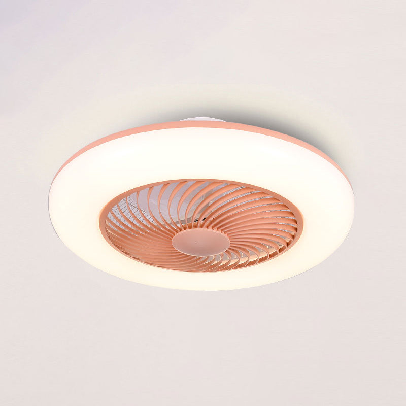 1 Light Ceiling Fan Lighting Modern Style Metal Ceiling Fan Lighting for Dining Room