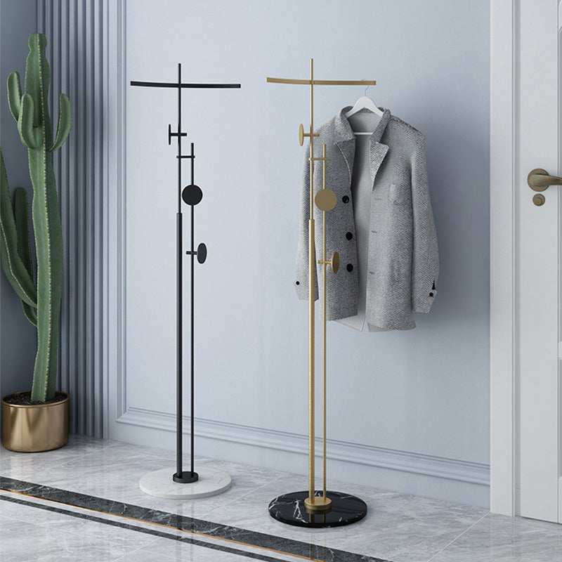 Hall Tree Modern Style Magnificent Metal Coat Hanger Horizontal Bar Hall Stand