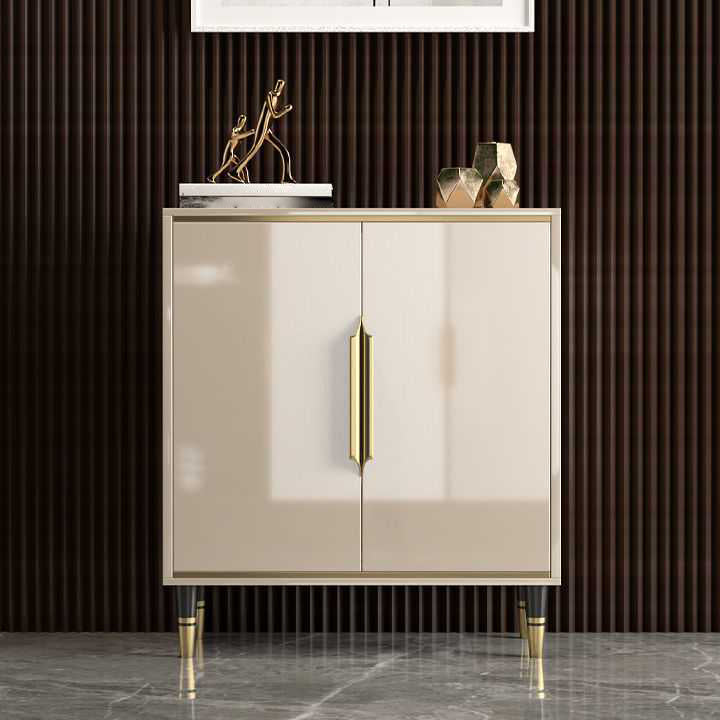 Glam Sideboard Wood with Door Kitchen Sideboard for Living Room