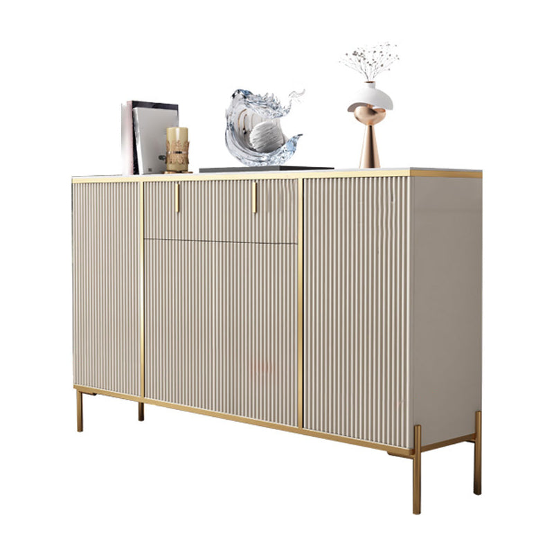 Glam Style Sideboard Sintered Stone Top with Door Dining Sideboard