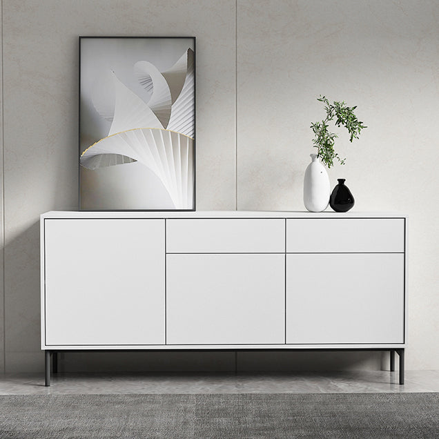 Artificial Wood Living Room Sideboard Cabinet Modern Credenza with Drawer and Storages