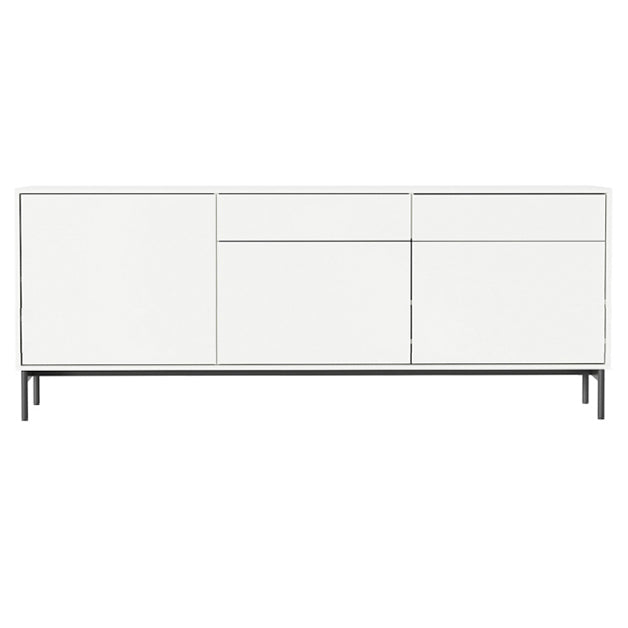 Artificial Wood Living Room Sideboard Cabinet Modern Credenza with Drawer and Storages