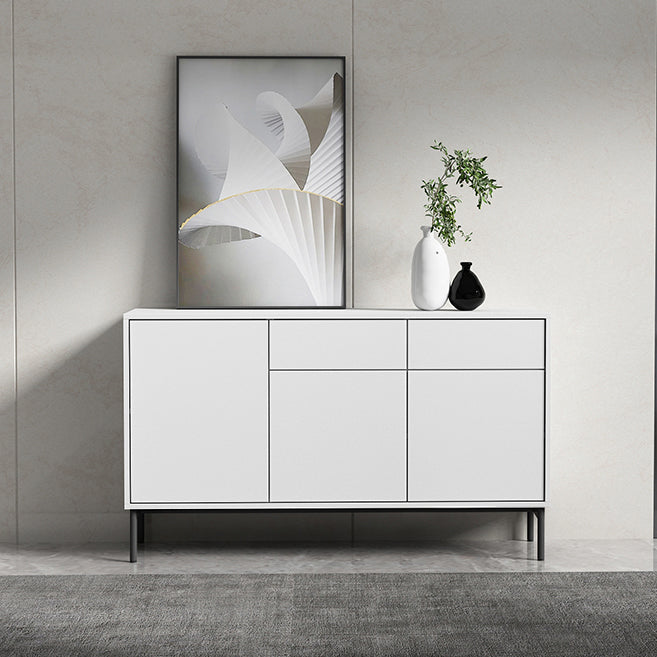 Artificial Wood Living Room Sideboard Cabinet Modern Credenza with Drawer and Storages