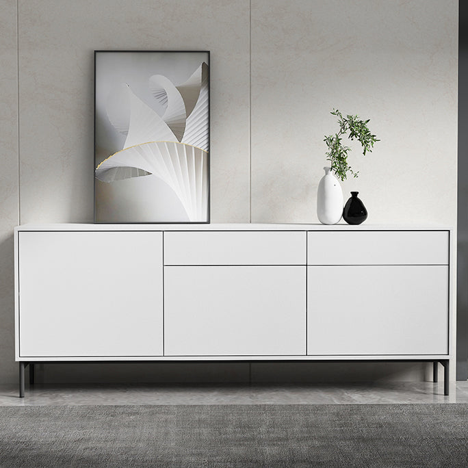 Artificial Wood Living Room Sideboard Cabinet Modern Credenza with Drawer and Storages