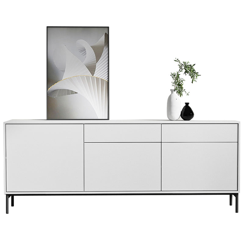 Artificial Wood Living Room Sideboard Cabinet Modern Credenza with Drawer and Storages