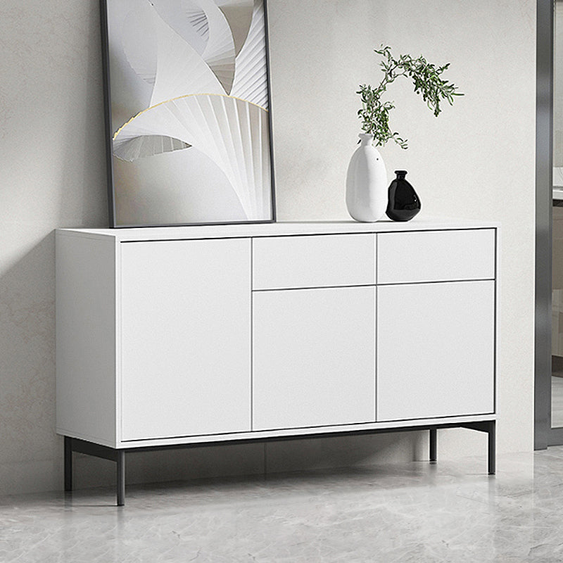 Artificial Wood Living Room Sideboard Cabinet Modern Credenza with Drawer and Storages