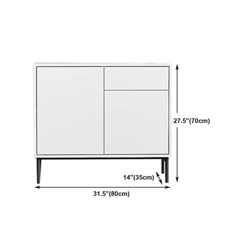 Artificial Wood Living Room Sideboard Cabinet Modern Credenza with Drawer and Storages