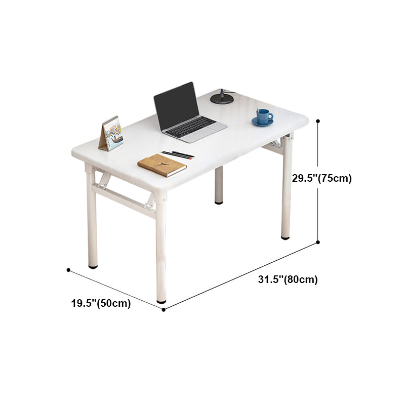 Rectangular Folding Writing Desk Height Adjustable Office Desk