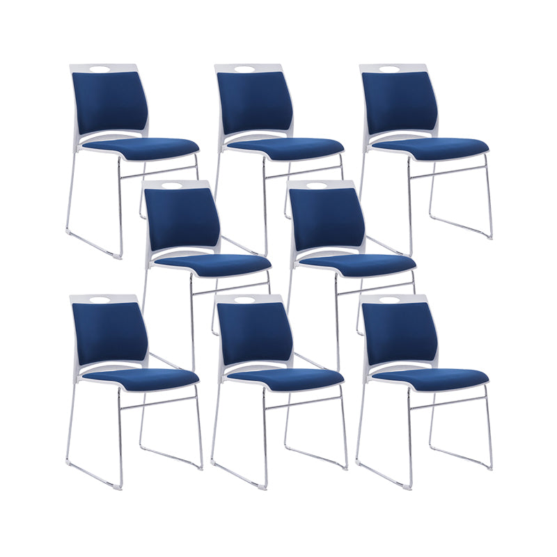 Low Back Armless Conference Chair Modern Lumbar Support Chair