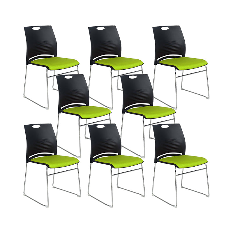 Low Back Armless Conference Chair Modern Lumbar Support Chair