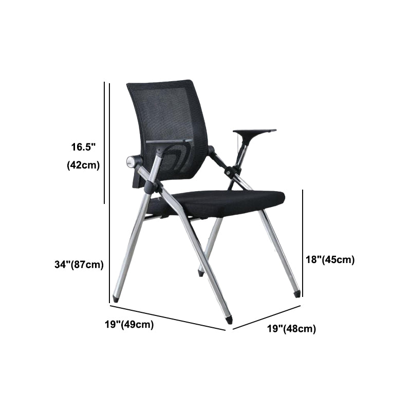 Mid Back Conference Chair Contemporary Style Mesh Office Chair