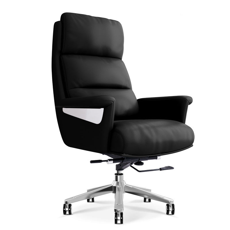 Executive Swivel Chair with Steel Frame Modern Computer Chair with Wheels