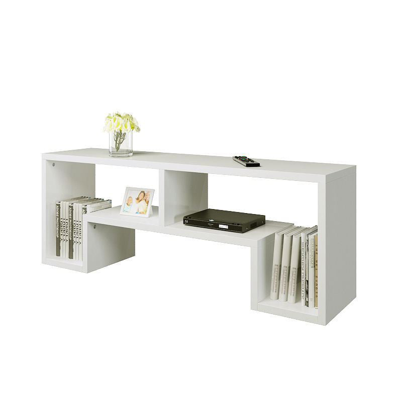 Scandinavian Wood TV Media Stand Open Shelving TV Stand Console