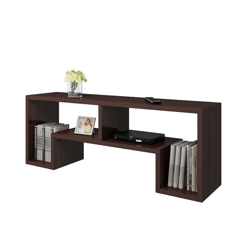 Scandinavian Wood TV Media Stand Open Shelving TV Stand Console