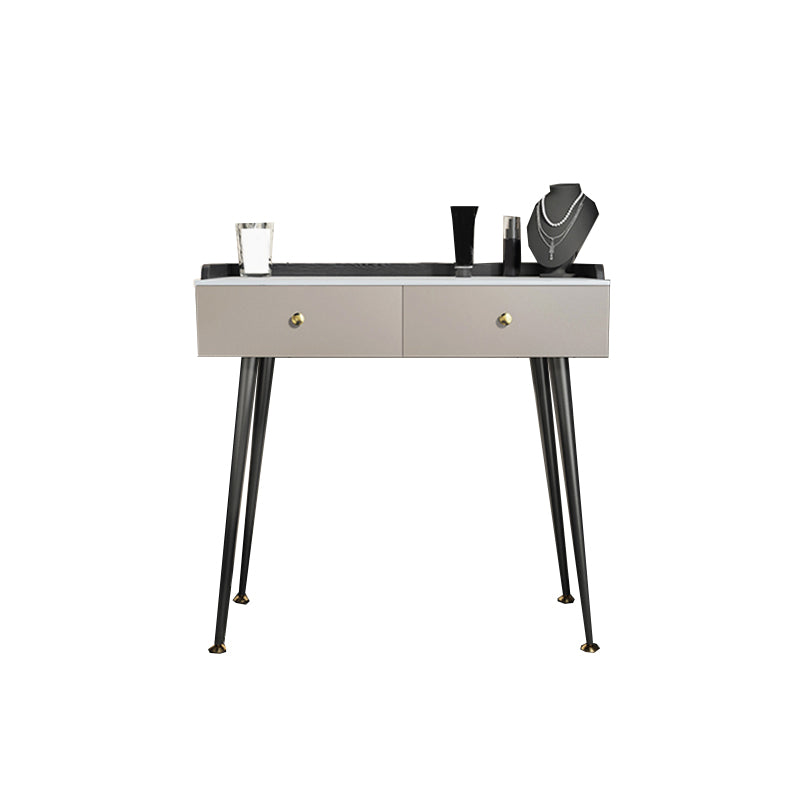 Modern Grey Makeup Vanity Desk Slate Top Make-up Vanity for Bedroom