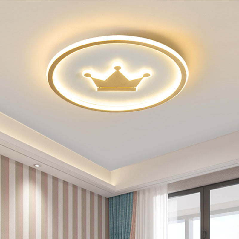 Children Ceiling Mount Light LED Ceiling Light with Acrylic Shade for Kid's Room