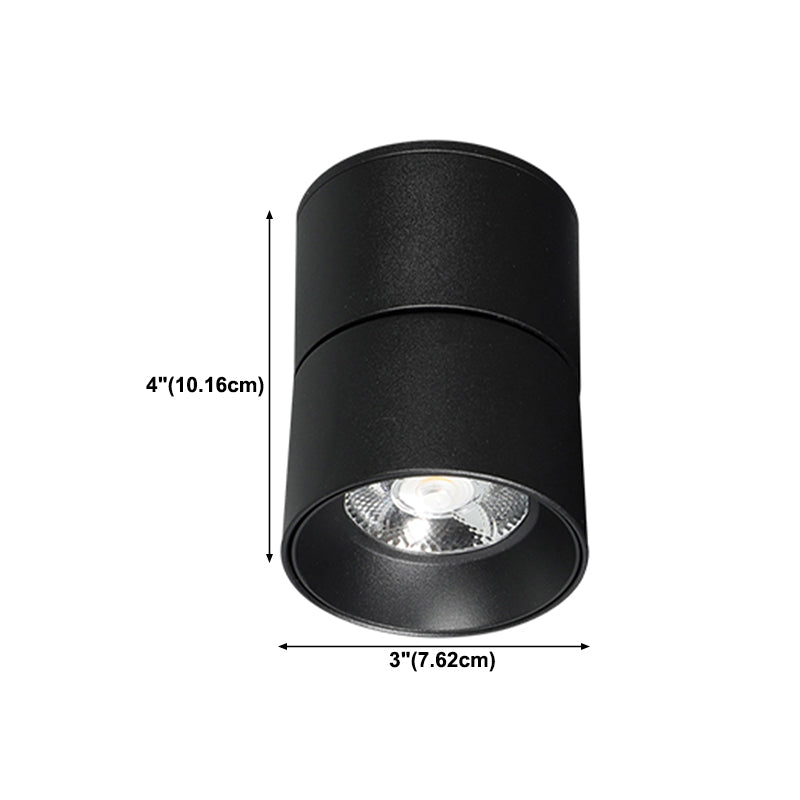 Modern Simple Style Aluminum Ceiling Light Cylinder Foldable Ceiling Lamp for Bedroom