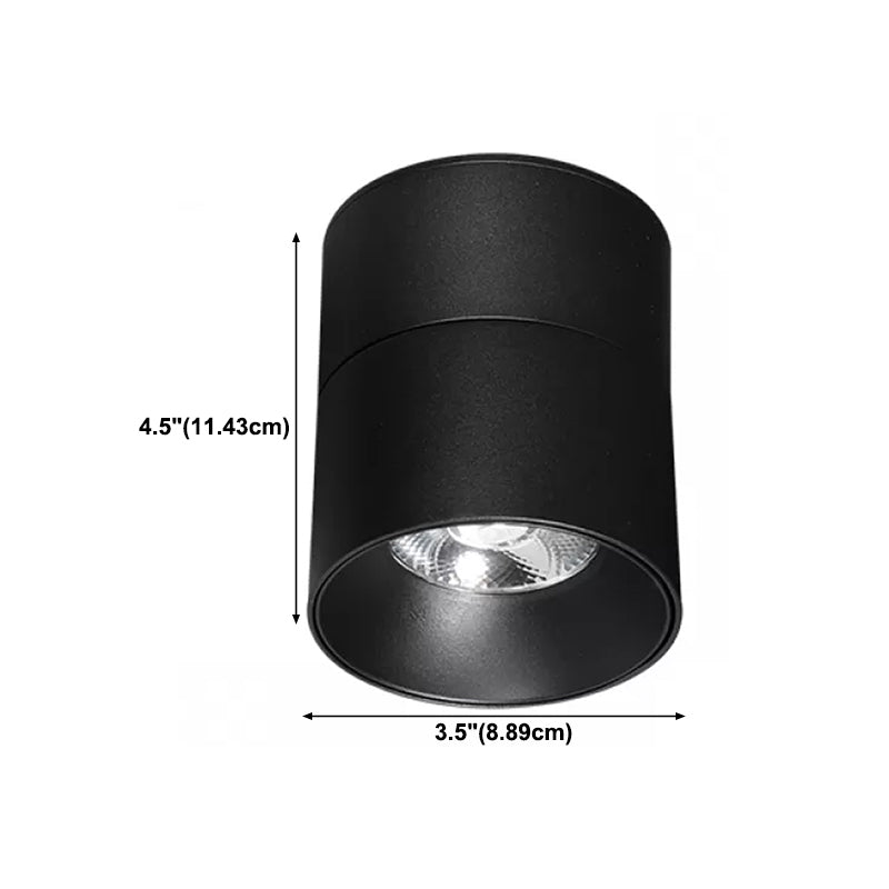 Modern Simple Style Aluminum Ceiling Light Cylinder Foldable Ceiling Lamp for Bedroom